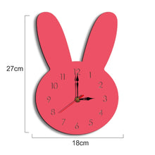 Load image into Gallery viewer, Rabbit Pattern Creative Living Room Decorative Wall Clock