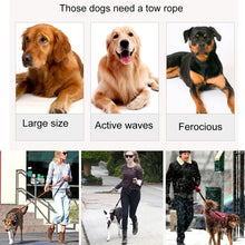 Load image into Gallery viewer, Pet Dogs Nylon Night Reflective Breathable Handheld Traction Lead Leash, Size: M, Adjustable Range: 2.5*(100-140cm), Size: M, Adjustable Range: 2.5*(100-140cm)