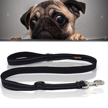 Load image into Gallery viewer, Pet Dogs Nylon Night Reflective Breathable Handheld Traction Lead Leash, Size: M, Adjustable Range: 2.5*(100-140cm), Size: M, Adjustable Range: 2.5*(100-140cm)