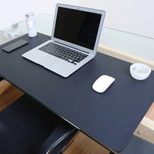 Load image into Gallery viewer, Multifunction Business Double Sided PU Leather Mouse Pad Keyboard Pad Table Mat Computer Desk Mat, Size: 80 x 40cm