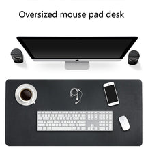Load image into Gallery viewer, Multifunction Business Double Sided PU Leather Mouse Pad Keyboard Pad Table Mat Computer Desk Mat, Size: 80 x 40cm