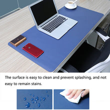 Load image into Gallery viewer, Multifunction Business Double Sided PU Leather Mouse Pad Keyboard Pad Table Mat Computer Desk Mat, Size: 80 x 40cm