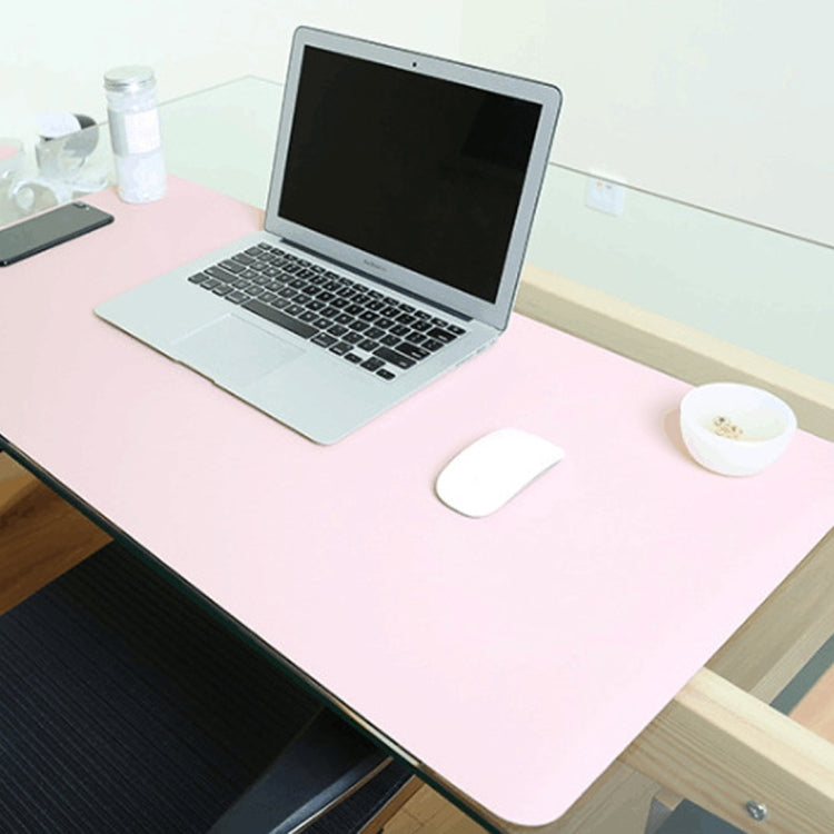 Multifunction Business Double Sided PU Leather Mouse Pad Keyboard Pad Table Mat Computer Desk Mat, Size: 90 x 45cm, Size: 90 x 45cm(Black Red), Size: 90 x 45cm, Size: 90 x 45cm(Green + Silver), Size: 90 x 45cm(Blue + Yellow), Size: 90 x 45cm(Red + Yell...