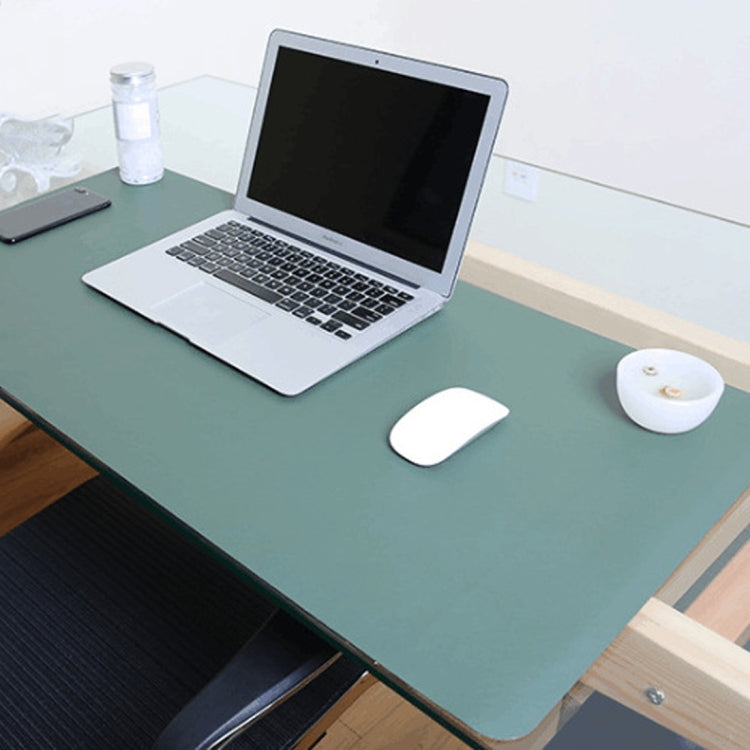 Multifunction Business Double Sided PU Leather Mouse Pad Keyboard Pad Table Mat Computer Desk Mat, Size: 90 x 45cm, Size: 90 x 45cm(Black Red), Size: 90 x 45cm, Size: 90 x 45cm(Green + Silver), Size: 90 x 45cm(Blue + Yellow), Size: 90 x 45cm(Red + Yell...
