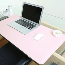 Load image into Gallery viewer, Multifunction Business Double Sided PU Leather Mouse Pad Keyboard Pad Table Mat Computer Desk Mat, Size: 120 x 60cm, Size: 120 x 60cm(Silver Grey), Size: 120 x 60cm(Black Red), Size: 120 x 60cm, Size: 120 x 60cm(Green + Silver)                         ...