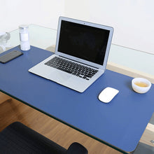 Load image into Gallery viewer, Multifunction Business Double Sided PU Leather Mouse Pad Keyboard Pad Table Mat Computer Desk Mat, Size: 120 x 60cm, Size: 120 x 60cm(Silver Grey), Size: 120 x 60cm(Black Red), Size: 120 x 60cm, Size: 120 x 60cm(Green + Silver)                         ...