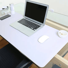 Load image into Gallery viewer, Multifunction Business Double Sided PU Leather Mouse Pad Keyboard Pad Table Mat Computer Desk Mat, Size: 120 x 60cm, Size: 120 x 60cm(Silver Grey), Size: 120 x 60cm(Black Red), Size: 120 x 60cm, Size: 120 x 60cm(Green + Silver)                         ...