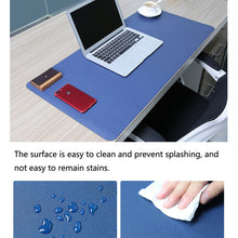 Load image into Gallery viewer, Multifunction Business PU Leather Mouse Pad Keyboard Pad Table Mat Computer Desk Mat, Size: 60 x 30cm, Size: 60 x 30cm(Black), Size: 60 x 30cm(Pink), Size: 60 x 30cm(Green), Size: 60 x 30cm(Sapphire Blue), Size: 60 x 30cm(Baby Blue)                    ...