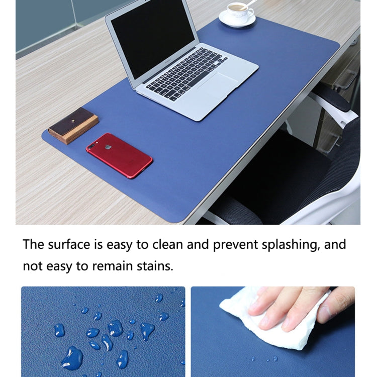 Multifunction Business PU Leather Mouse Pad Keyboard Pad Table Mat Computer Desk Mat, Size: 80 x 40cm, Size: 80 x 40cm(Green), Size: 80 x 40cm(Sapphire Blue), Size: 80 x 40cm(Baby Blue), Size: 80 x 40cm(Apricot), Size: 80 x 40cm(Black)                 ...