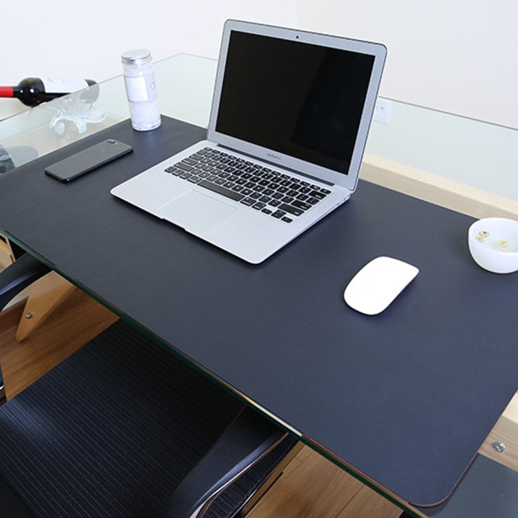 Multifunction Business PU Leather Mouse Pad Keyboard Pad Table Mat Computer Desk Mat, Size: 90 x 45cm, Size: 90 x 45cm(Baby Blue), Size: 90 x 45cm(Apricot), Size: 90 x 45cm(Black), Size: 90 x 45cm(Pink), Size: 90 x 45cm(Green)                          ...