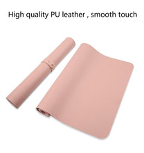 Load image into Gallery viewer, Multifunction Business PU Leather Mouse Pad Keyboard Pad Table Mat Computer Desk Mat, Size: 120 x 60cm, Size: 120 x 60cm(Green), Size: 120 x 60cm(Sapphire Blue), Size: 120 x 60cm(Baby Blue), Size: 120 x 60cm(Apricot), Size: 120 x 60cm(Black)           ...