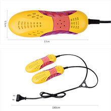 Load image into Gallery viewer, Multifunctional Household Cartoon Dehumidification Deodorization Shoe Warmer Dryer with Lighting, US Plug, US Plug