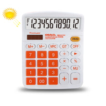Load image into Gallery viewer, OSALO OS-837VC 12 Digits Colorful Desktop Calculator Solar Energy Dual Power Calculator