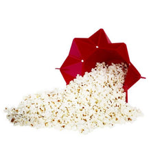 Load image into Gallery viewer, 2 PCS Creative Foldable Silicone Microwave Popcorn Maker, Foldable Silicone
