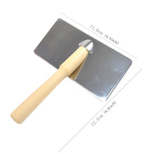 Load image into Gallery viewer, Soft Curve Needled Manual Bristles Grooming Cleaning Brush with Wood Handle for Pet,  Size: L, Random Color Delivery, Size: L