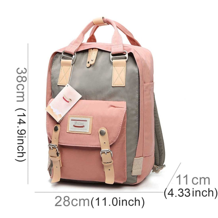 Fashion Casual Travel Backpack Laptop Bag Student Bag with Handle, Size: 38*28*15cm