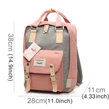 Load image into Gallery viewer, Fashion Casual Travel Backpack Laptop Bag Student Bag with Handle, Size: 38*28*15cm