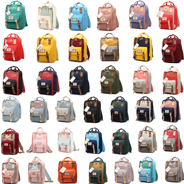 Fashion Casual Travel Backpack Laptop Bag Student Bag with Handle, Size: 38*28*15cm, 38*28*11cm Pink Grey, 38*28*15cm