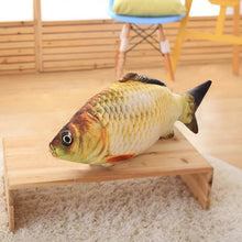 Load image into Gallery viewer, Simulation Fish Toy Funny Cat Toy Fish Stuff Scratching Post Board Toy, Middle Size: 41.0 x 13.5 x 9.0cm, Size: 41.0x13.5x9.0cm