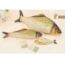 Load image into Gallery viewer, Simulation Fish Toy Funny Cat Toy Fish Stuff Scratching Post Board Toy, Middle Size: 41.0 x 13.5 x 9.0cm, Size: 41.0x13.5x9.0cm