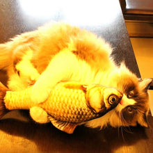 Load image into Gallery viewer, Simulation Fish Toy Funny Cat Toy Fish Stuff Scratching Post Board Toy, Middle Size: 41.0 x 13.5 x 9.0cm, Size: 41.0x13.5x9.0cm