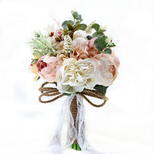 Load image into Gallery viewer, Wedding Holding Flower Bridal Bouquet Accessories Bridesmaid Party Wedding Decoration Supplies, Diameter: 24cm, D520