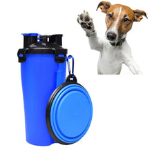 Load image into Gallery viewer, Pet Outdoor Portable Dual-use Water and Food Cup with A Folding Bowl
