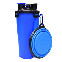 Load image into Gallery viewer, Pet Outdoor Portable Dual-use Water and Food Cup with A Folding Bowl