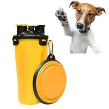 Load image into Gallery viewer, Pet Outdoor Portable Dual-use Water and Food Cup with A Folding Bowl