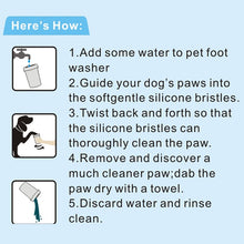 Load image into Gallery viewer, Pet Antiseptic Products Silicone Wash Feet Cleaning Cup Size: S