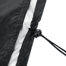 Load image into Gallery viewer, Anti-UV Waterproof Dust-proof 210D Oxford Cloth Folding Table Chairs Protective Cover Outdoor Furniture Set Cover, Size: 213*132*74cm(Black), Size: 213*132*74cm