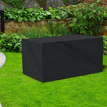 Load image into Gallery viewer, Anti-UV Waterproof Dust-proof 210D Oxford Cloth Folding Table Chairs Protective Cover Outdoor Furniture Set Cover, Size: 270*180*89cm(Black), Size: 270*180*89cm