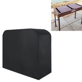 Anti-UV Waterproof Dust-proof 210D Oxford Cloth Folding BBQ Protective Cover Outdoor Gas Charcoal Electric Barbeque Grill Cover, Size: 145*61*117cm(Black), Size: 145*61*117cm