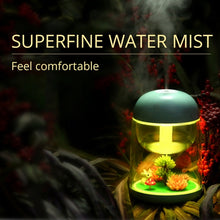 Load image into Gallery viewer, Imycoo WT602 2W Portable Mini Micro Landscape Design USB Charge Aromatherapy Air Humidifier with LED Colorful Light, Water Tank Capacity: 180ml, DC 5V