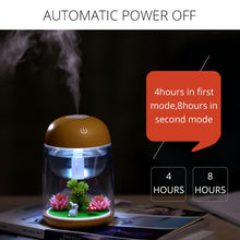 Load image into Gallery viewer, Imycoo WT602 2W Portable Mini Micro Landscape Design USB Charge Aromatherapy Air Humidifier with LED Colorful Light, Water Tank Capacity: 180ml, DC 5V