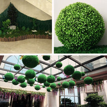 Load image into Gallery viewer, Artificial Aglaia Odorata Plant Ball Topiary Wedding Event Home Outdoor Decoration Hanging Ornament, Diameter: 8.7 inch, 8.7 inch