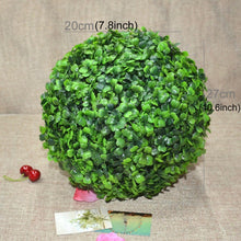 Load image into Gallery viewer, Artificial Aglaia Odorata Plant Ball Topiary Wedding Event Home Outdoor Decoration Hanging Ornament, Diameter: 10.7 inch, 10.7 inch