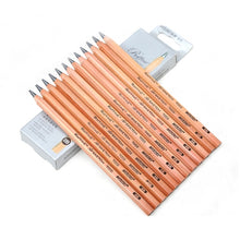Load image into Gallery viewer, 12pcs Drawing Writing Sketch Wooden Pencil Pre-sharpened 2B Art Graphite Pencils, 2B