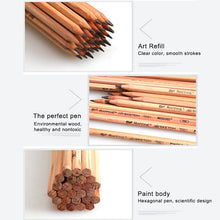 Load image into Gallery viewer, 12pcs Drawing Writing Sketch Wooden Pencil Pre-sharpened 2B Art Graphite Pencils, 2B