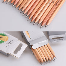 Load image into Gallery viewer, 12pcs Drawing Writing Sketch Wooden Pencil Pre-sharpened 2B Art Graphite Pencils, 2B