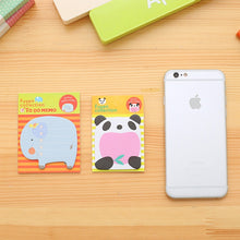 Load image into Gallery viewer, 40 PCS Cartoon Animal Shaped Self Adhesive Memo Pad N-times Sticky Notes Bookmark School Office Supply, Random Style Delivery, Adhesive Memo Pad