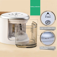 Load image into Gallery viewer, Office School Stationery Battery Operated Dual Slots Electric Colored Pencil Sharpener, Random Color Delivery, Dual Slots Electric Sharpener