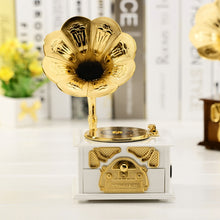 Load image into Gallery viewer, Retro Phonograph Style Jewelry Sky City Music Box Home Decoration, Random Color Delivery