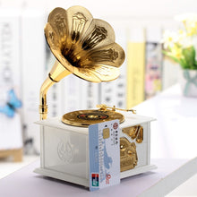 Load image into Gallery viewer, Retro Phonograph Style Jewelry Sky City Music Box Home Decoration, Random Color Delivery