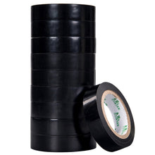 Load image into Gallery viewer, 10 PCS 16mm Waterproof PVC Insulating Tare Electricians Electrical Tape, 16mmx10m 10PCS