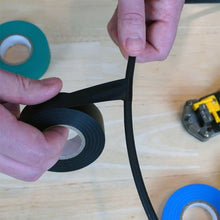 Load image into Gallery viewer, 10 PCS 16mm Waterproof PVC Insulating Tare Electricians Electrical Tape, 16mmx10m 10PCS