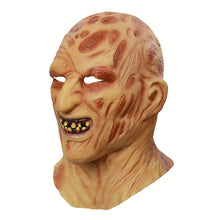 Load image into Gallery viewer, Halloween Festival Party Latex Burn Face Mask Skeleton Frightened Mask Headgear, Burn Face Mask Skeleton