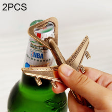Load image into Gallery viewer, 2 PCS Alloy Plane Design Beer Bottle Opener Best Wedding Gift and Party Favors, Plane model