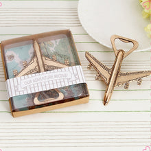 Load image into Gallery viewer, 2 PCS Alloy Plane Design Beer Bottle Opener Best Wedding Gift and Party Favors, Plane model