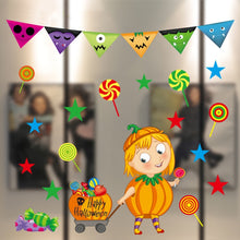 Load image into Gallery viewer, Halloween Decorations PVC Personalized DIY Glass Electrostatic Stickers, Random Style Delivery
